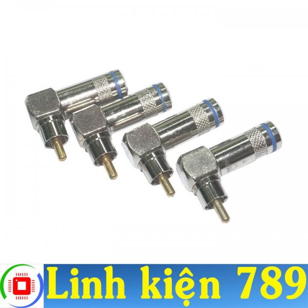 Jack AV bộ 4 Jack bông sen cong